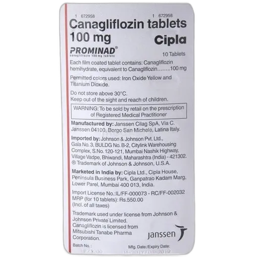 prominad 100mg tablet 10's